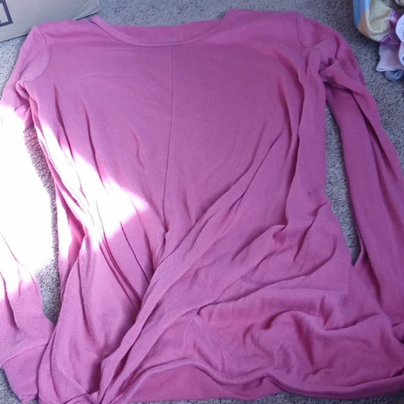 Isabel Maternity by Ingrid & Isabel Tops - Pink Long Sleeve